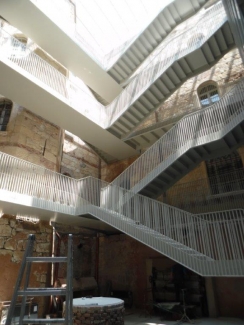 Università Verona verniciatura intumescente di scale